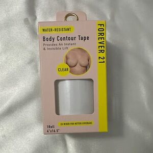 Forever 21 Clear Body Contour Tape in Yellow & Pink Packaging